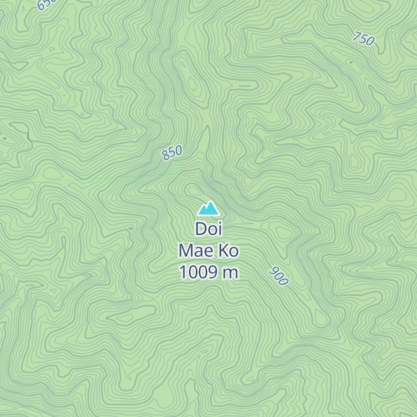 Map of Doi Mae Ko