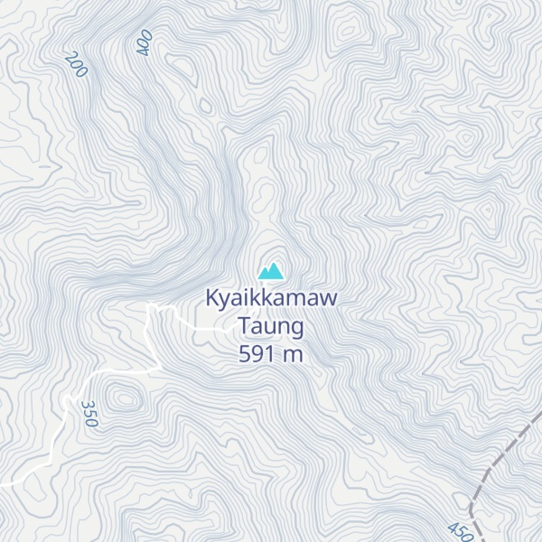 Map of Kyaikkamaw Taung