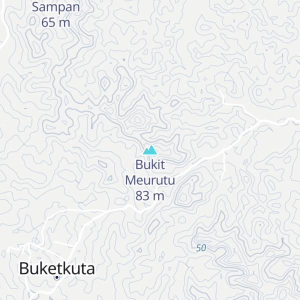 Map of Bukit Meurutu