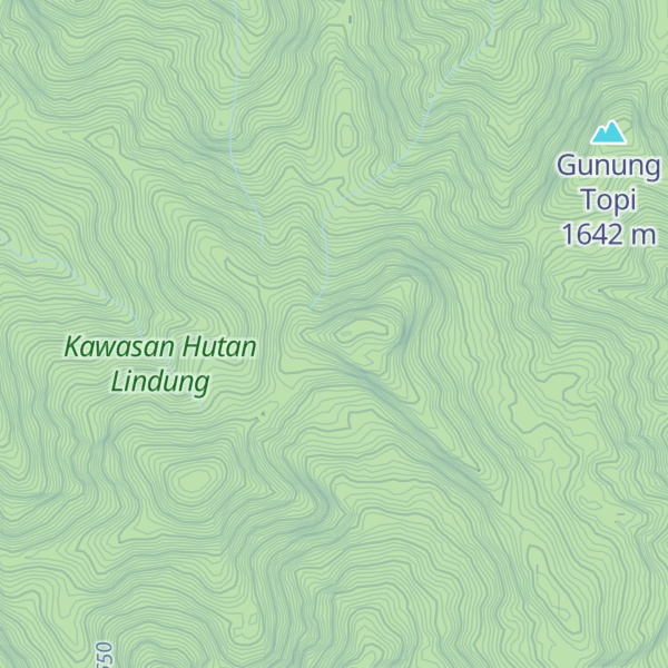 Map of Gunung Segama
