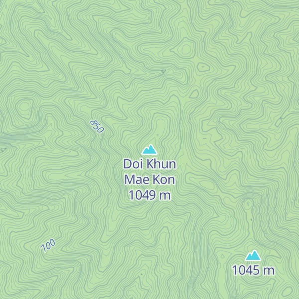 Map of Doi Khun Mae Kon