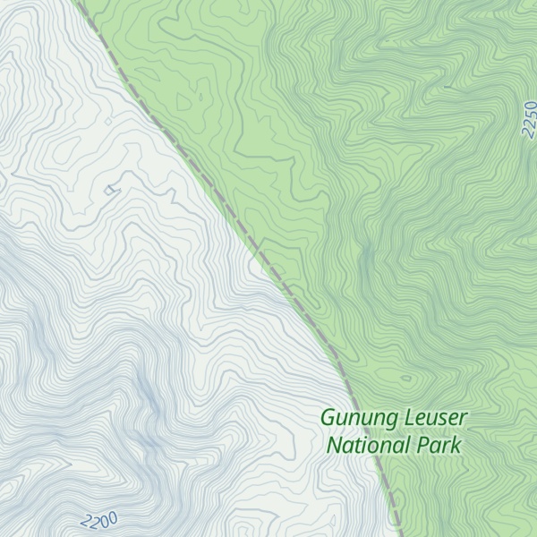 Map of Deleng Gordor