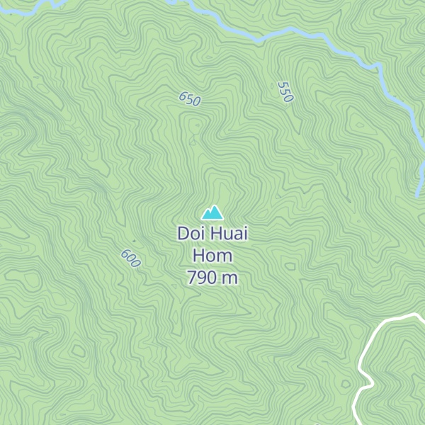 Map of Doi Huai Hom