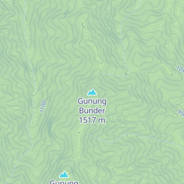 Map of Gunung Bunder
