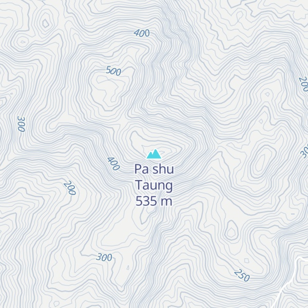 Map of Pa shu Taung