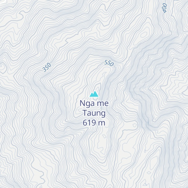 Map of Nga me Taung