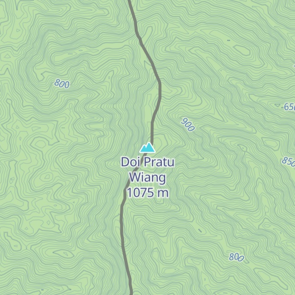 Map of Doi Pratu Wiang