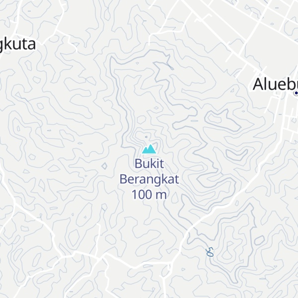 Map of Bukit Berangkat