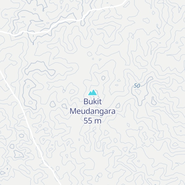 Map of Bukit Meudangara