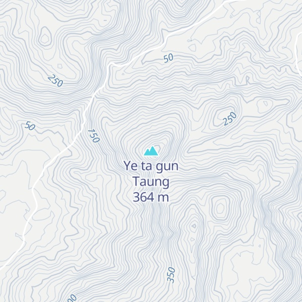 Map of Ye ta gun Taung