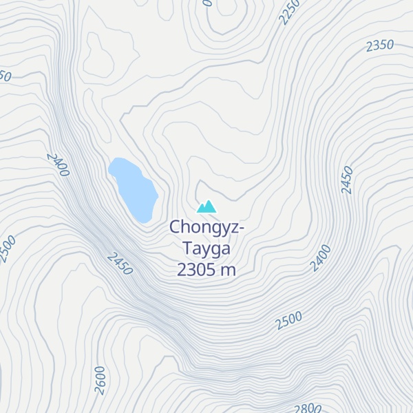 Map of Chongyz-Tayga
