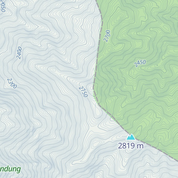 Map of Gunung Pungongesong