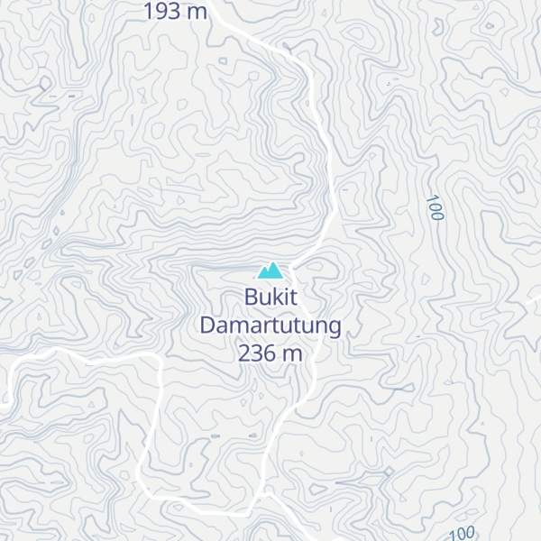 Map of Bukit Damartutung