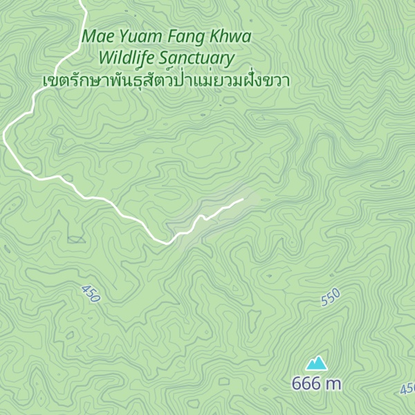 Map of Ban poong lau