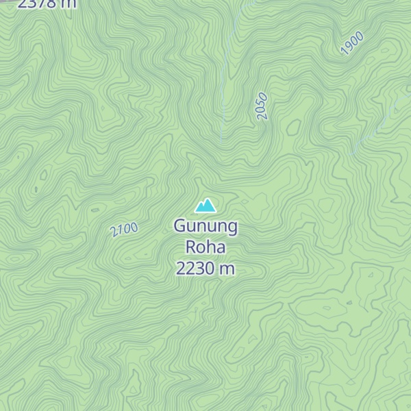 Map of Gunung Roha
