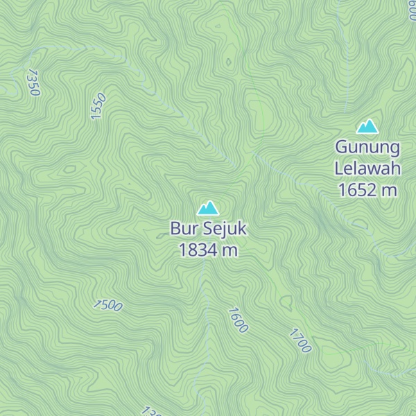 Map of Bur Sejuk