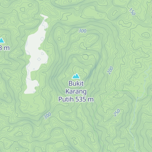Map of Bukit Karang Putih