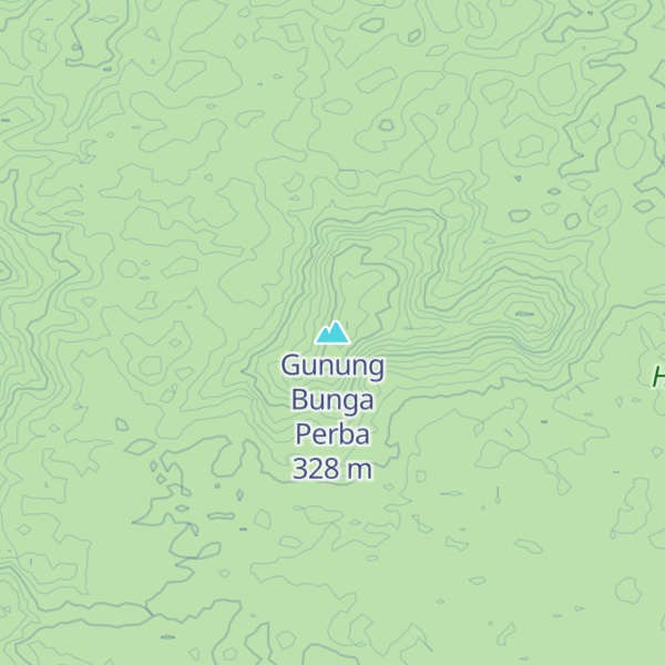 Map of Gunung Bunga Perba