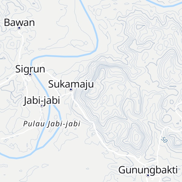 Map of Gunung Sigrun