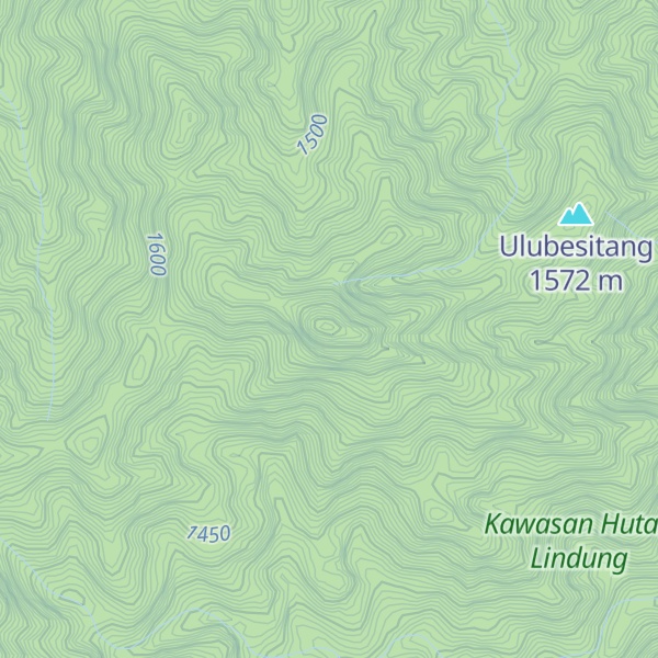 Map of Gunung Mesigit