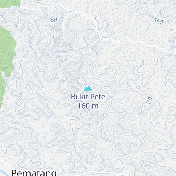 Map of Bukit Pete