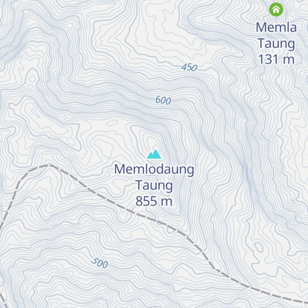 Map of Memlodaung Taung