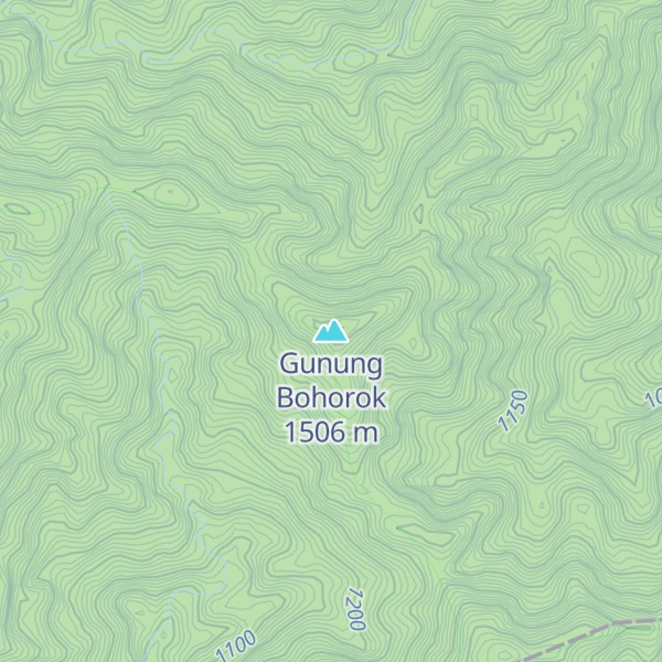 Map of Gunung Bohorok