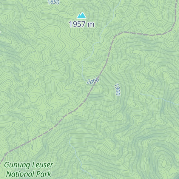 Map of Gunung Nampan