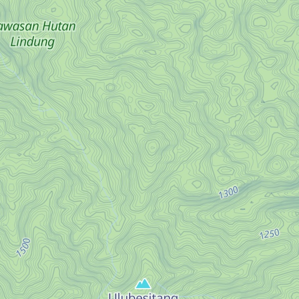 Map of Gunung Kulitmanis