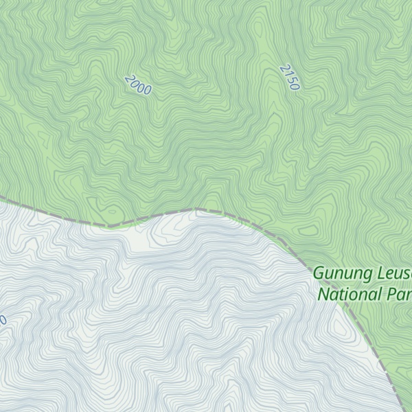 Map of Gunung Bidol