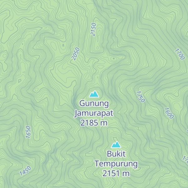 Map of Gunung Jamurapat