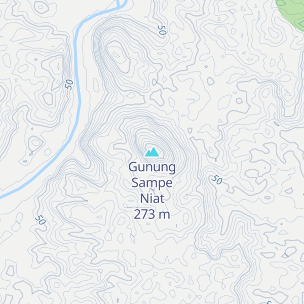 Map of Gunung Sampe Niat