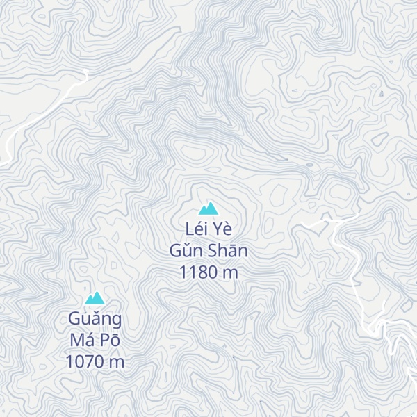 Map of Léi Yè Gǔn Shān