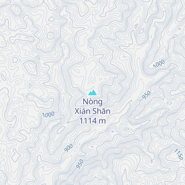 Map of Nòng Xián Shān
