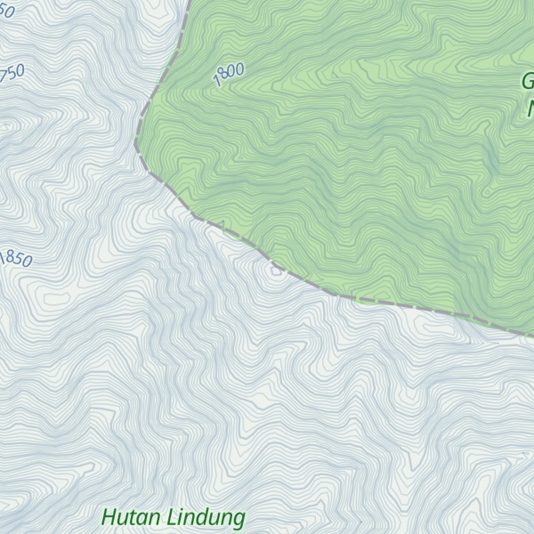 Map of Gunung Alas
