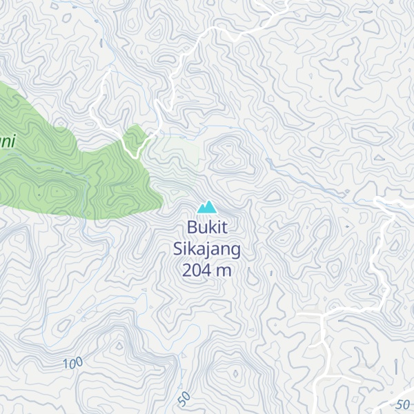 Map of Bukit Sikajang