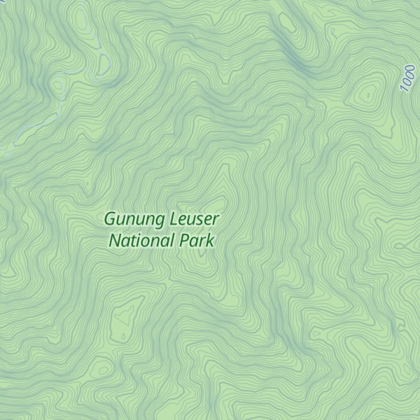 Map of Gunung Batangserangan