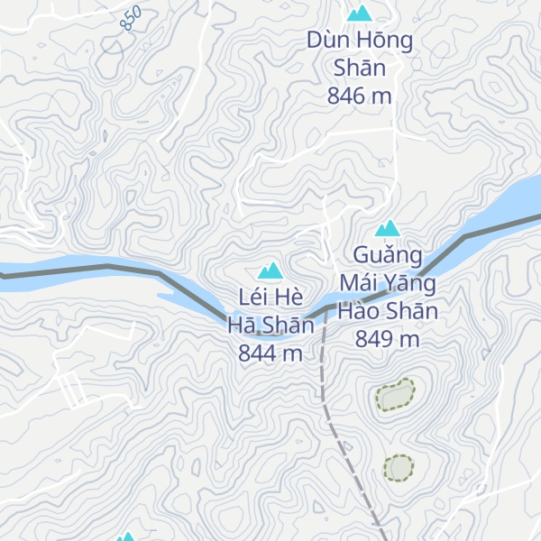 Map of Léi Hè Hā Shān