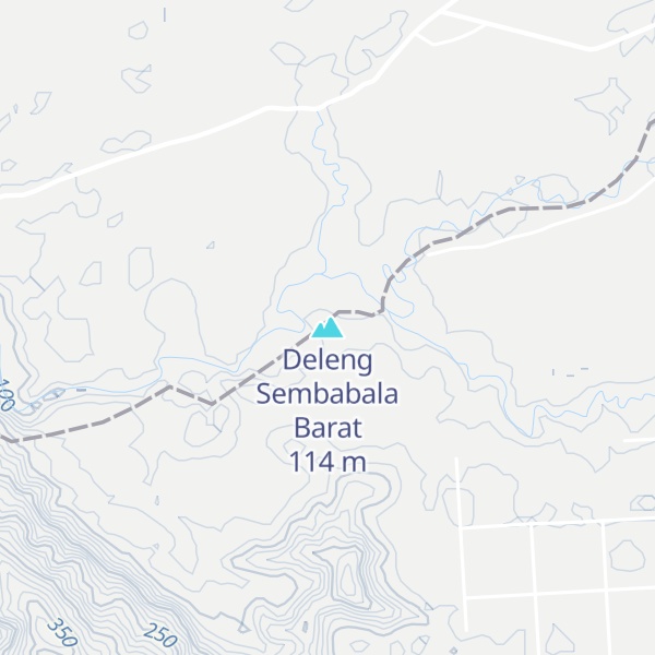 Map of Deleng Sembabala Barat