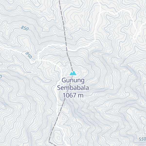 Map of Gunung Sembabala
