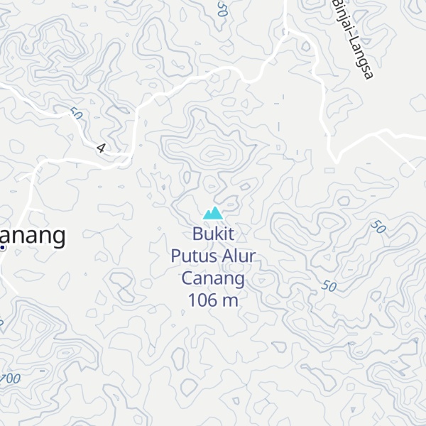 Map of Bukit Putus Alur Canang
