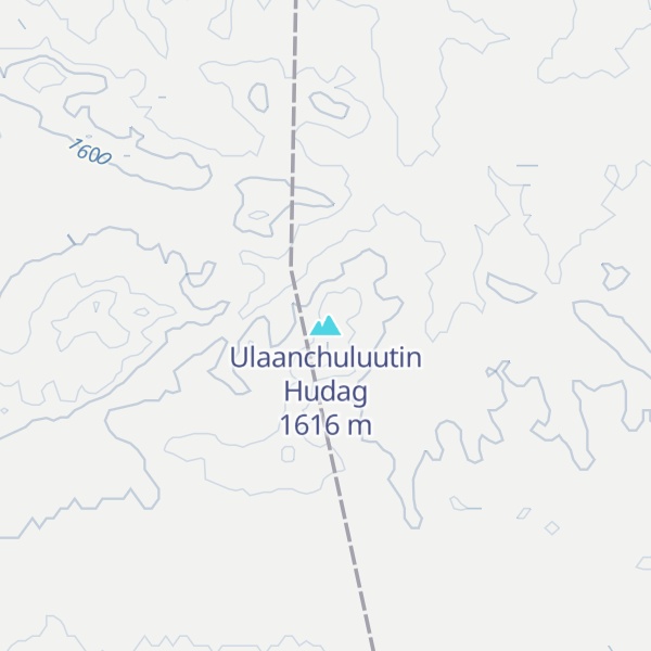 Map of Ulaanchuluutin Hudag
