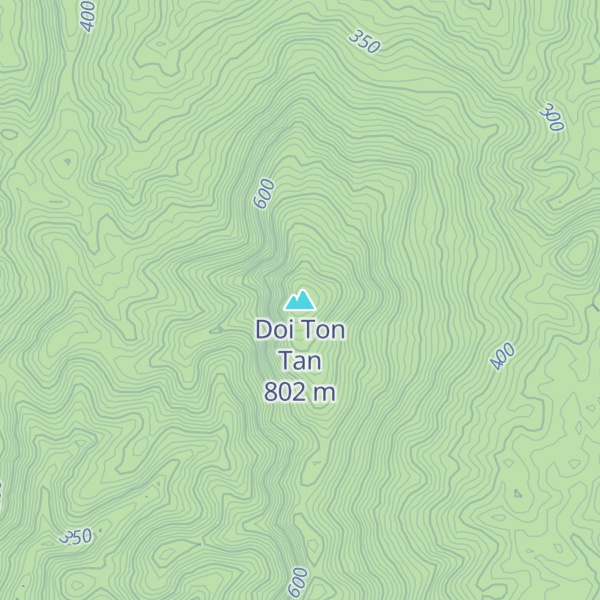 Map of Doi Ton Tan