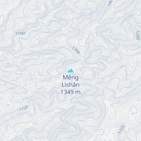 Map of Měng Lìshān