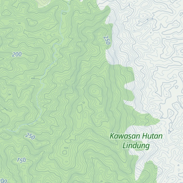 Map of Gunung Huluranggas