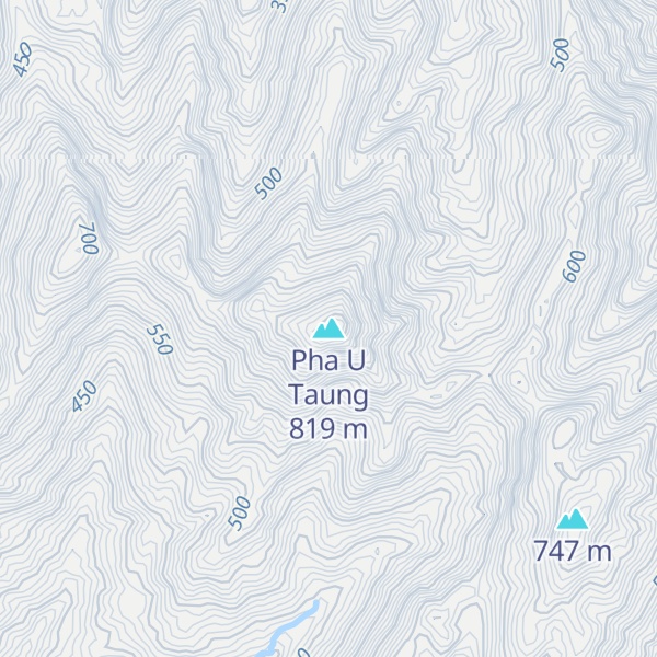 Map of Pha U Taung