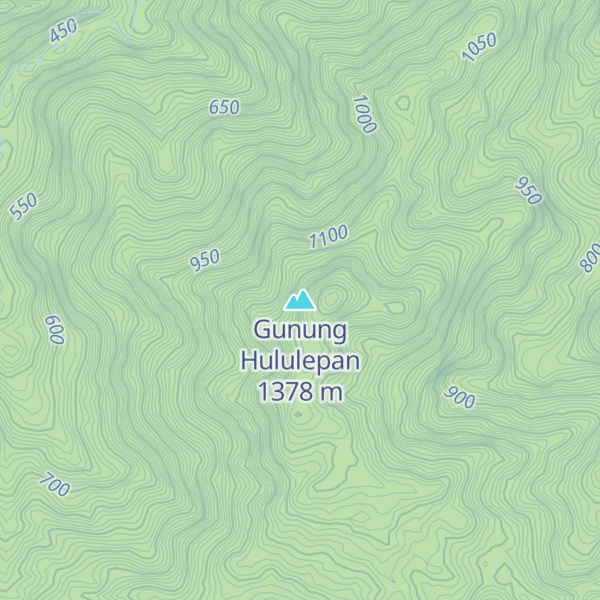 Map of Gunung Hululepan