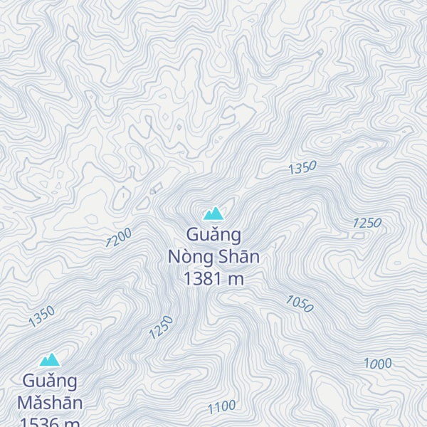 Map of Guǎng Nòng Shān