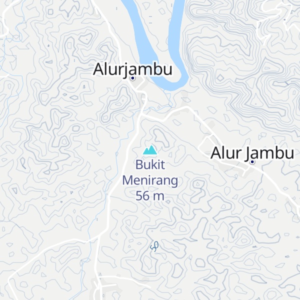 Map of Bukit Menirang