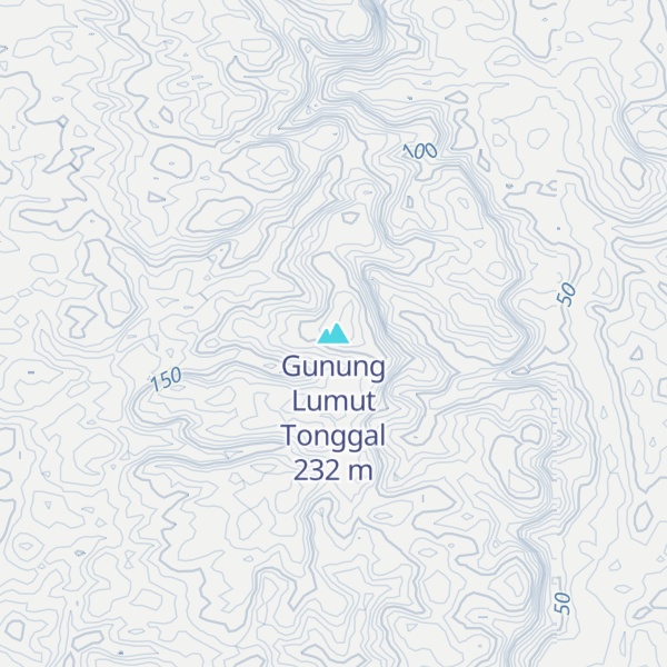Map of Gunung Lumut Tonggal
